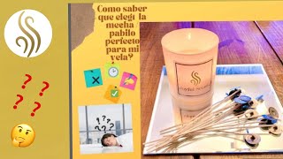 PABILO CORRECTO PARA VELAS DE SOJA AROMATICAS [upl. by Aynat]