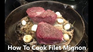 Fillet Mignon Recipe  How to make perfect Fillet Mignon Steaks [upl. by Ardnaik]