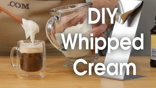 DIY whipped cream in 60 seconds [upl. by Sontag]