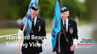 RAF Association Standard Bearers Training Video [upl. by Lleryd3]