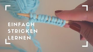 MASCHEN ANSCHLAGEN UND STRICKEN  MASCHENANSCHLAG [upl. by Ellerey]