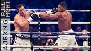 Full Fight  Anthony Joshua Vs Joseph Parker UD [upl. by Engud400]