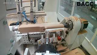 BACCI  ARTISTSINGLE  5 AXIS CNC ROUTER WITH CNC LATHE [upl. by Yelroc37]