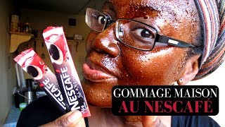 COMMENT ELIMINER LES PEAUX MORTES  GOMMAGE MAISON AU NESCAFE [upl. by Brout]