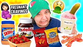 Trying 15 WEIRD Pregnancy Food Cravings Combinations TikTok Trend [upl. by Luke]