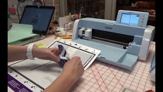 ScanNCut DX  Cutting Fabric Step by Step [upl. by Yancey]