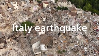 Italy Earthquake ancient villages destroyed aftershocks continue [upl. by Nylitak928]