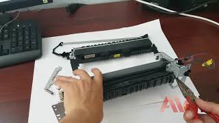 HP laserjet Pro M402dn how to printer fuser unit replace Remove fuser unit HP M402 printer [upl. by Canning821]