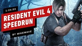 Resident Evil 4 Speedrun Finished In 1 Hour 25 Minutes by MikeWave [upl. by Adnawal]