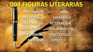 FIGURAS LITERARIAS hipérbaton metáfora hipérbole anáfora asíndeton antítesis epíteto [upl. by Nangem210]