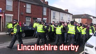 Lincolnshire derby Lincoln City  Grimsby Town [upl. by Giorgia615]