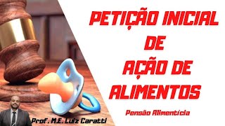 Como Fazer Petição Inicial de Alimentos com Pedido de Alimentos Provisórios [upl. by Bald]