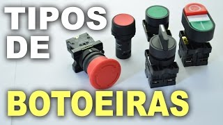 Tipos de botoeiras  Conceito e aplicação [upl. by Atteynad]