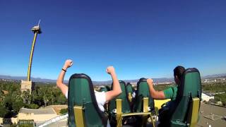 Shambhala PortAventura 2013 Back Seat POV [upl. by Anoirtac]