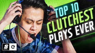 The Top 10 Best Clutches in Esports History [upl. by Cowen879]