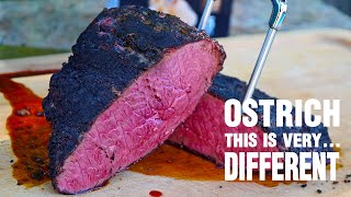 How to Grill Ostrich Steaks  Cooking Exotic Game Meats JKF Method Just Keep Flipping [upl. by Adlihtam]