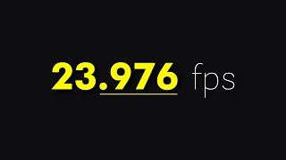 24fps vs 23976fps  FRAME RATE dilemma for filmmakers [upl. by Nylassej]