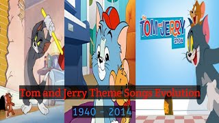 Tom and Jerry Theme Song Evolution From 1940 to 2014 Childhood Memories Video [upl. by Lipsey]