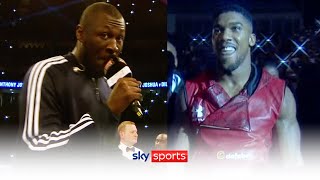 Anthony Joshua amp Stormzy 👊🎤 Anthony Joshuas best ever ringwalk [upl. by Ayikat800]