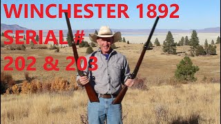 Winchester 1892  Shooting the Earliest Consecutive Pair [upl. by Eelarual]