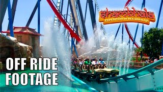 SHAMBHALA at PORTAVENTURA  Off Ride Footage [upl. by Heuser]