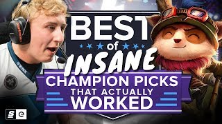 Best of Insane Champion Picks That Actually Worked League of Legends [upl. by Frodine]