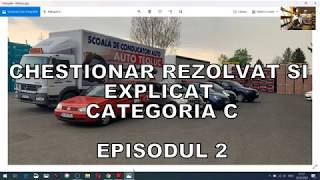 CATEGORIA Ctoate întrebările DRPCIV pt permisul auto httpsexamenrutierwordpresscommecanica [upl. by Ecinhoj]