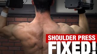 Overhead Shoulder Press 3 MISTAKES [upl. by Airt239]