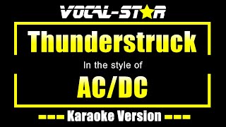 Thunderstruck Karaoke  ACDC Karaoke Version [upl. by Aowda]