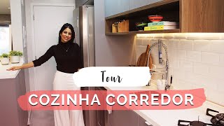 Cozinha pequena e estreita Conheça a cozinha corredor [upl. by Christianna]