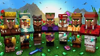 Everything You Need To Know About VILLAGERS In Minecraft [upl. by Sacrod]