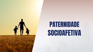 Paternidade socioafetiva [upl. by Cheria]