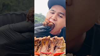 Pork Ribs Mukbang [upl. by Hisbe]