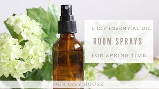 DIY Essential Oil Room Sprays for Spring [upl. by Tirreg]