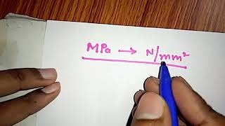 How to convert Mpa to Nmmsquare [upl. by Iliam]