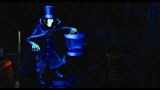 HD Hatbox Ghost  Haunted Mansion Full Ride First Rider  Disneyland CA [upl. by Festatus434]