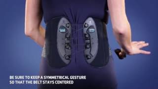 Thuasne  Lombastab Lumbar belt  Fitting Video [upl. by Gable467]