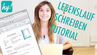 Lebenslauf schreiben Muster  MacBook Word Tutorial [upl. by Nilram]