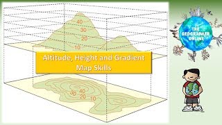 Map Skills  Height Altitude and Gradient [upl. by Ediva893]