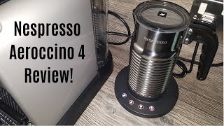 Nespresso Aeroccino 4 Milk Frother Review  Worth upgrading from the Aeroccino 3 [upl. by Corrine]