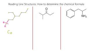 Reading Skeletal Line Structures Organic Chemistry Part 1 [upl. by Dine]