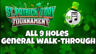 St Patricks Day Tournament Walkthrough all Holes 19  Drumore Links  Golf Clash Tips amp Guide [upl. by Oile]