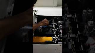 Riso comcolor 7050 cleaning ink system [upl. by Greenwald]