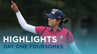 Morning Highlights  Day One  2024 Solheim Cup [upl. by Shellans]