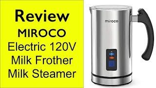 Review Miroco Milk Frother  How to make froth milk at home [upl. by Akimed247]