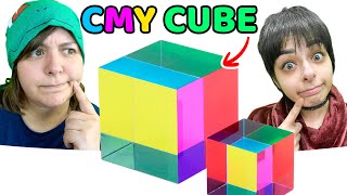 Tried Making This Viral CMY Cube With Resin [upl. by Ortrud307]