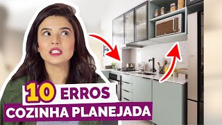 10 ERROS DE COZINHAS PLANEJADAS dicas para não errar  DicaDaPâ [upl. by Yborian]