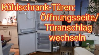 DIYAnleitung Öffnungsrichtung des Kühlschranks ändern  Do It Yourself [upl. by Belinda]