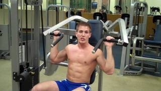 How To Overhead Press Cybex [upl. by Alleb]