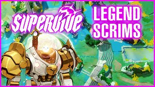 SUPERVIVE Legend Rank Scrims NA  Shoutcasting Practice [upl. by Ydiarf585]